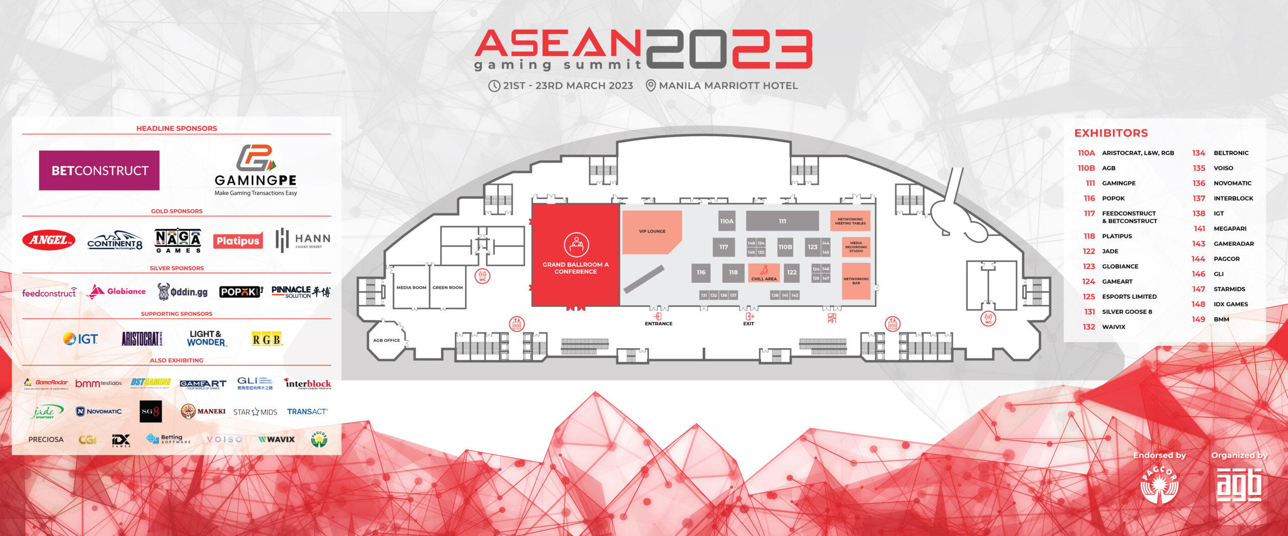 ASEAN 2023 Exhibitors Directory Floor plan